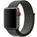 Curea iUni compatibila cu Apple Watch 1/2/3/4/5/6/7, 38mm, Nylon Sport, Woven Strap, Midnight Gray